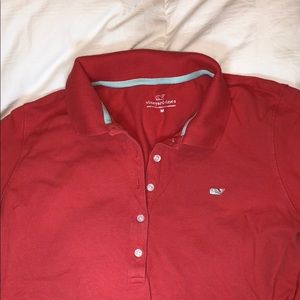 Vineyard vines pink polo. Size M